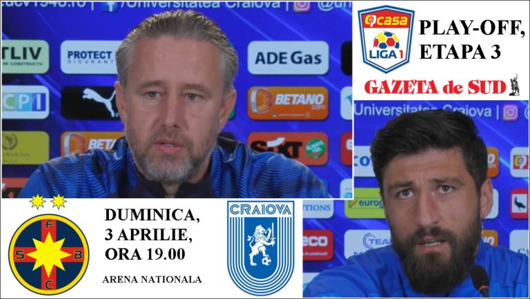 Alb-albaştrii sunt gata să o încurce pe FCSB! Reghecampf şi Papp, optimişti (VIDEO)
