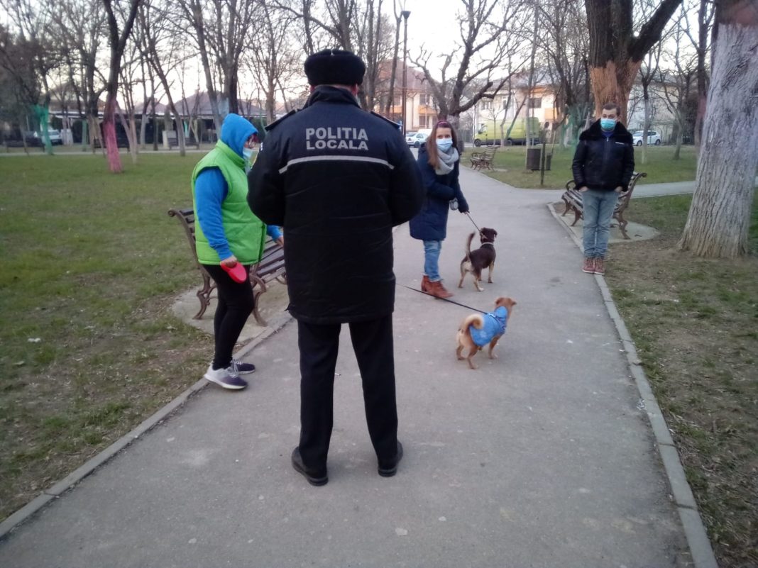 Poliția Locală cu ochii pe craiovenii care își scot la plimbare câinii pe domeniul public/sursa foto:Poliția Locală