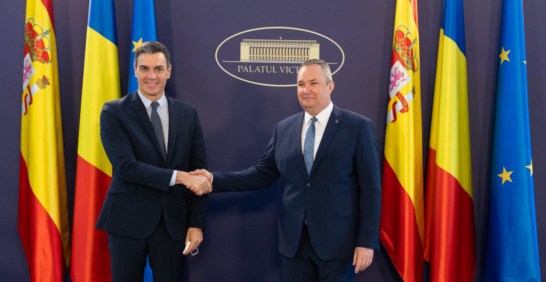 Premierul Spaniei, Pedro Sanchez, primit la Palatul Victoria de Nicolae Ciucă