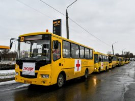 Convoiul umanitar plecat spre Mariupol a fost atacat