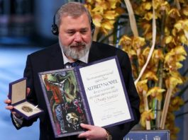Un ziarist rus își scoate la licitație Premiul Nobel pentru Pace şi va dona banii refugiaților ucraineni