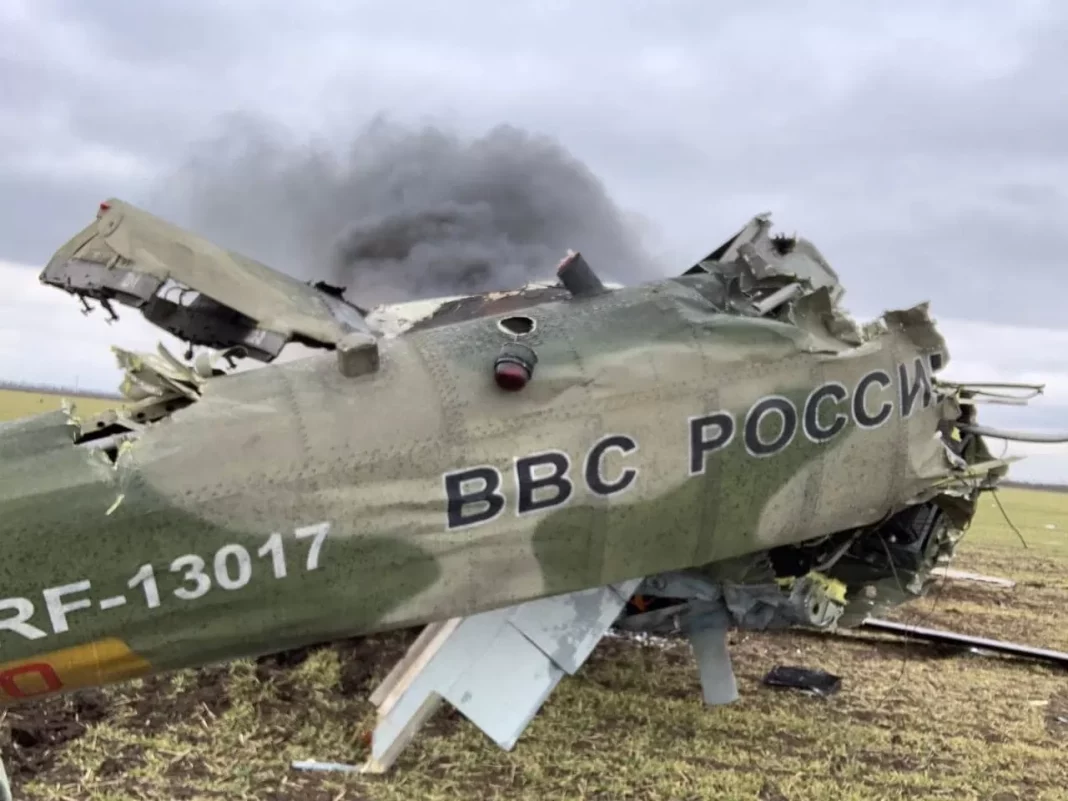 Ucrainenii ar fi distrus 30 de elicoptere ruseşti pe un aeroport de lângă Herson