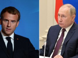 Emmanuel Macron a discutat din nou telefonic cu Vladimir Putin