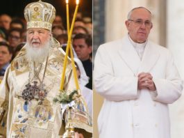 Papa Francisc şi patriarhul Kiril al Moscovei au discutat despre conflictul din Ucraina
