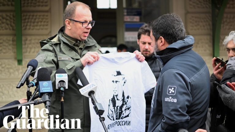 (Video) Politician italian simpatizant al lui Putin, umilit de un primar polonez