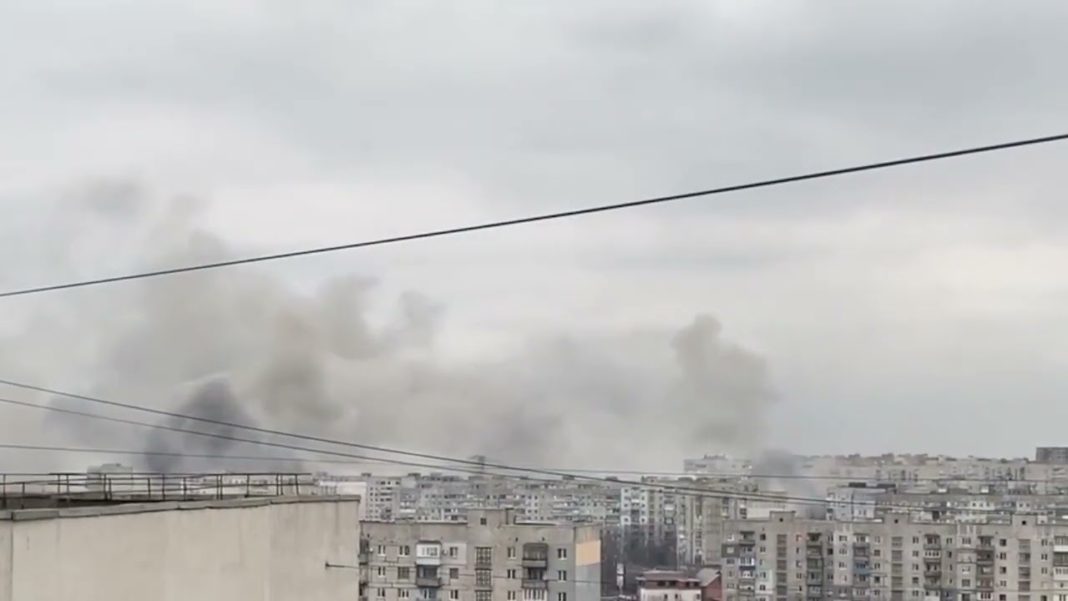 Rachetele rusești au lovit zona de lângă aeroportul orașului Lviv