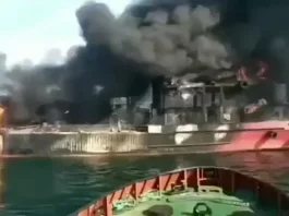 Navă comercială sub pavilion panamez scufundată de ruşi în Marea Neagră