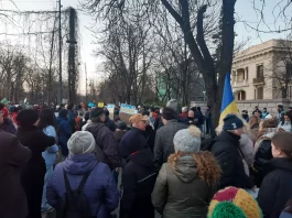 Protest împotriva războiului din Ucraina, la București