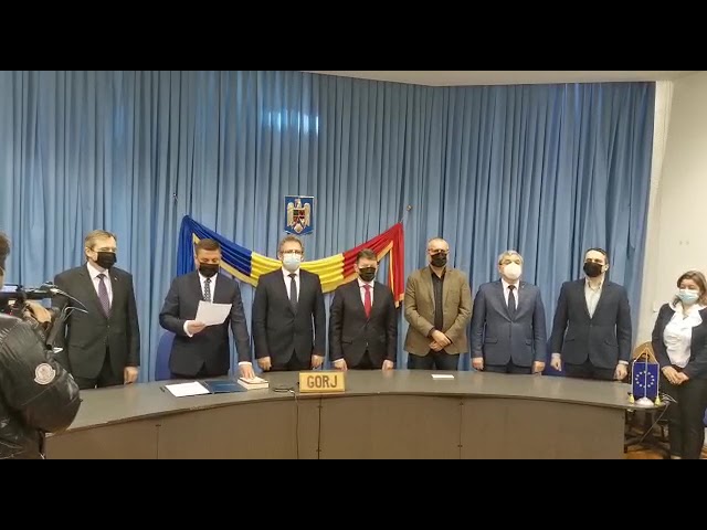 (VIDEO) Noul subprefect de Gorj a depus jurământul
