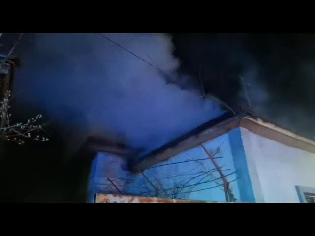 (VIDEO) Olt: Incendiu la o locuință din Gănesa