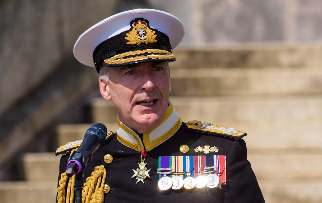 Şeful militar al Forţelor Armate ale Regatului Unit, amiralul Sir Tony Radakin