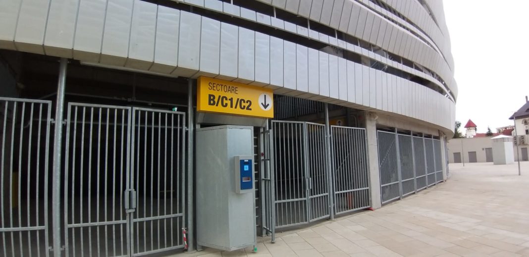 Centrul pentru refugiați este la Stadionul Municipal