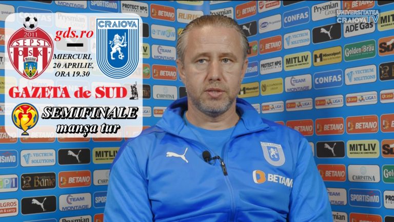 Cupa României / Reghecampf: „Este un meci deschis şi trebuie să fim foarte atenţi“ (VIDEO)