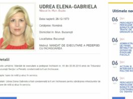 Elena Udrea, dată în urmărire de Poliția Română
