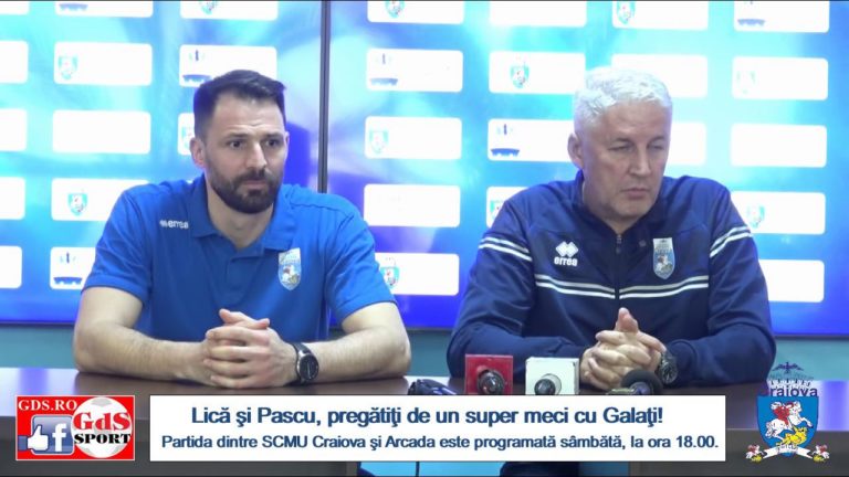 SCMU Craiova – Arcada Galaţi, meciul către performanţă! Oltenii ţintesc victoria