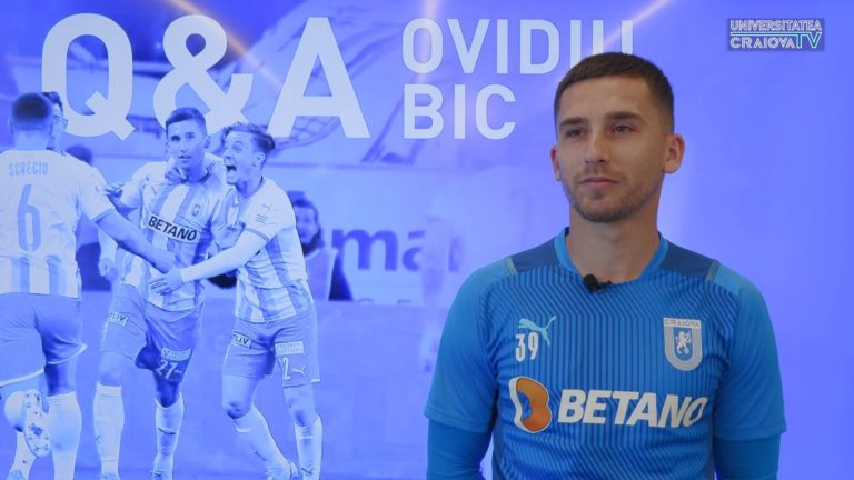Ovidiu Bic, „descusut“ de suporterii Universităţii Craiova (VIDEO)