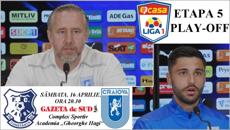 Farul – „U“ Craiova / Alb-albaştrii sunt gata să facă un nou meci mare (VIDEO)