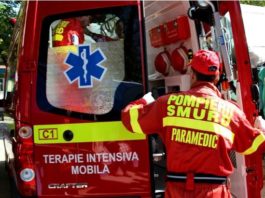 Bărbat zdrobit de peretele unei case pe care o demola