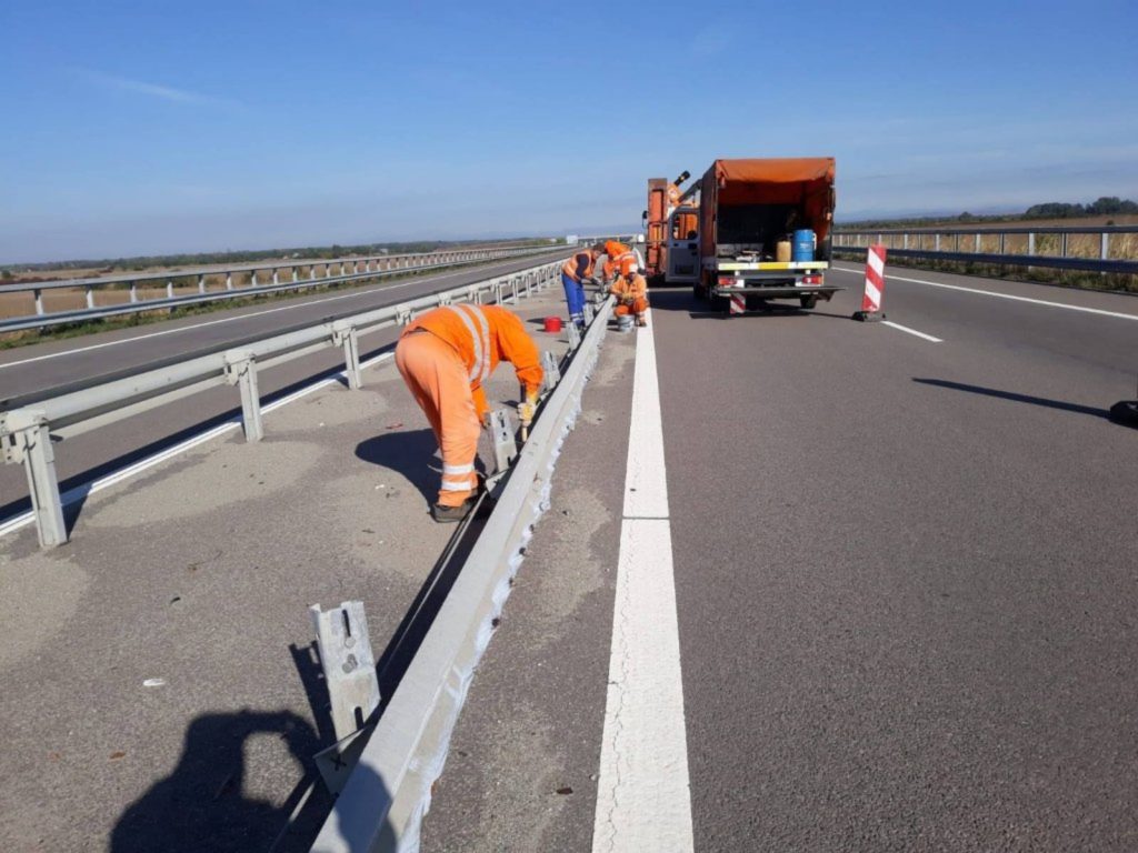Lucrări pe Autostrada A1 București – Pitești