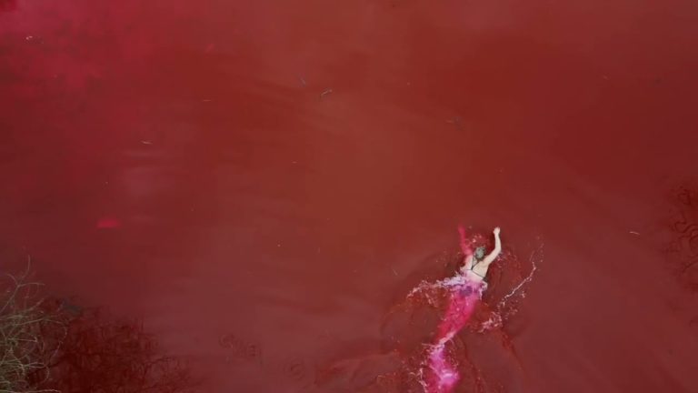 (VIDEO) Lac „însângerat” în faţa Ambasadei Rusiei din Lituania