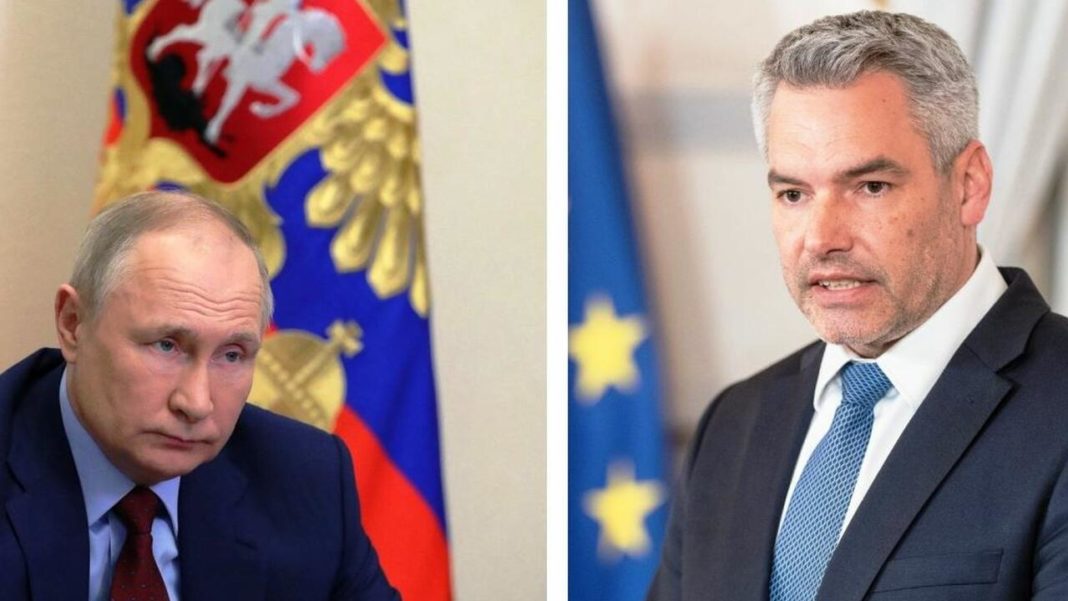 Cancelarul Austriei, după ce s-a întâlnit cu Putin: Mintea lui este setată pe o logică a războiului