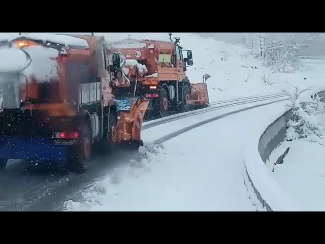 Gorj: Strat de zăpadă de 20 de centimetri la Rânca