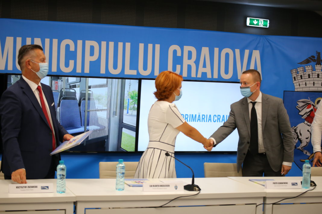 Toate tramvaiele noi ar putea ajunge la Craiova în 2022