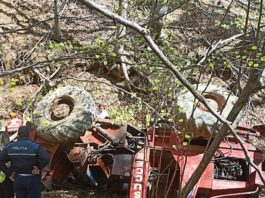 Un bărbat a murit după ce s-a răsturnat cu un utilaj forestier într-o pădure din Runcu