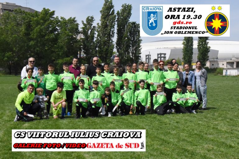 „U“ Craiova – FCSB / Juniorii de la CS Viitorul Iulius Craiova vor face galerie Științei. Baiaram și Andrei Ivan, „invitați“ să rupă plasele!