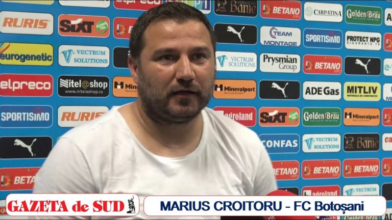 Marius Croitoru îi ține partea Craiovei în privința barajului: „Nu mi se pare normal!“ (VIDEO)
