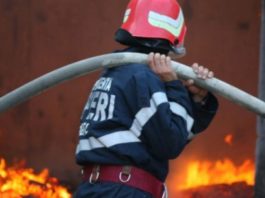 Femeie rănită în incendiul care a afectat o cabană