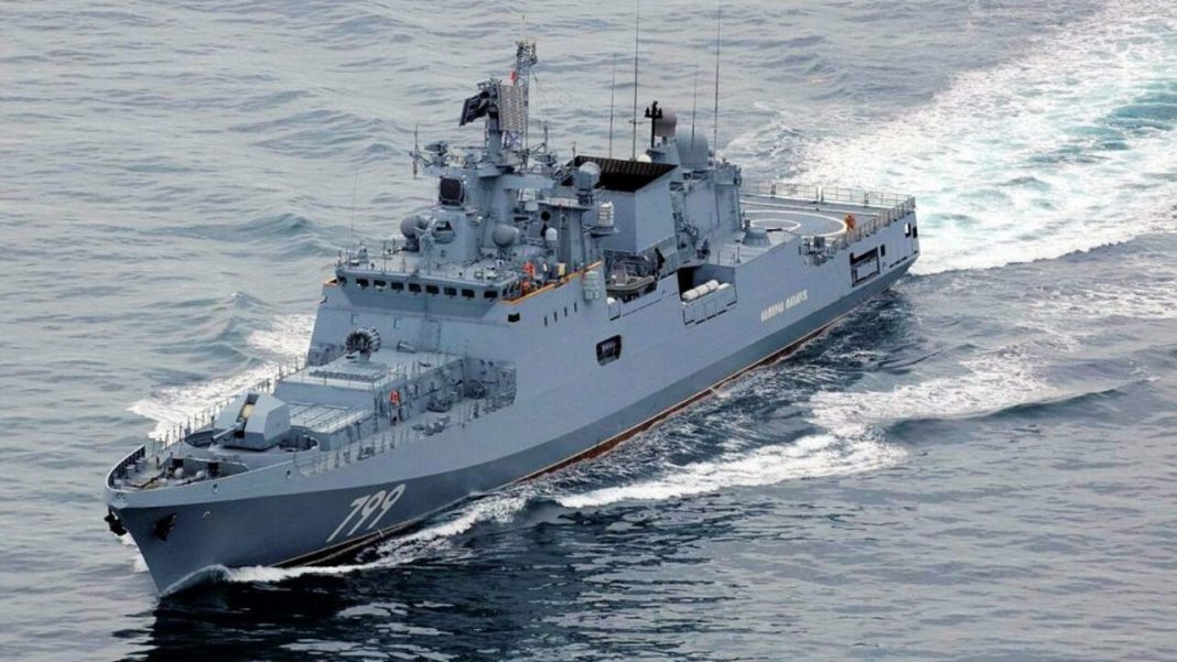 Ucrainenii spun că au lovit fregata rusă Amiral Marakov
