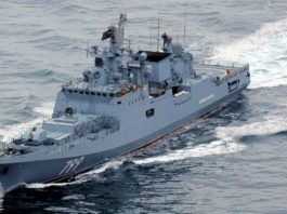 Ucrainenii spun că au lovit fregata rusă Amiral Marakov