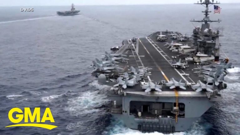 (VIDEO) Sute de militari de pe portavionul USS George Washington, relocați după ce pe vas au avut loc mai multe sinucideri