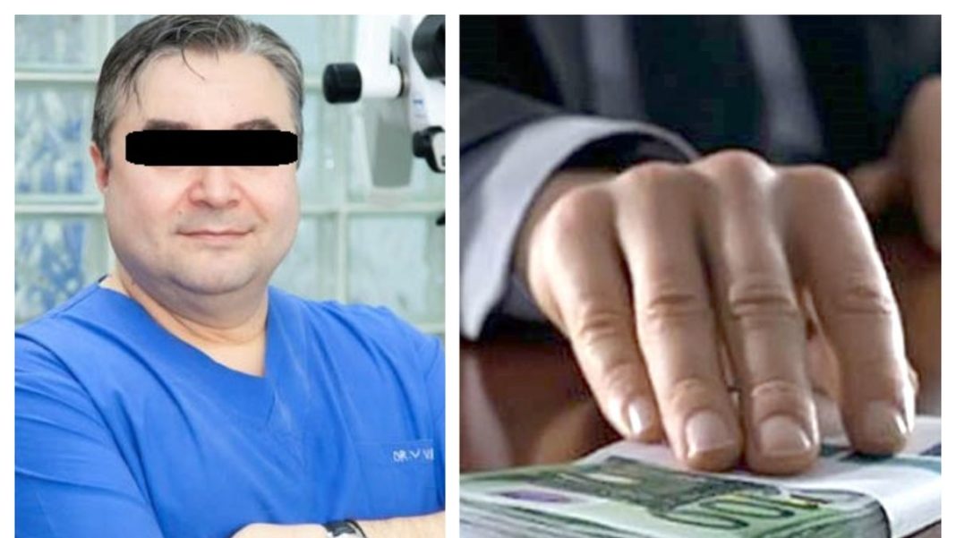 Radu Viorel Vrăcioiu, medic ORL la Spitalul Militar „Carol Davila” din Capitală, a fost găsit vinovat de luare de mită şi instigare la luare de mită