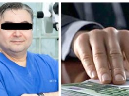 Radu Viorel Vrăcioiu, medic ORL la Spitalul Militar „Carol Davila” din Capitală, a fost găsit vinovat de luare de mită şi instigare la luare de mită