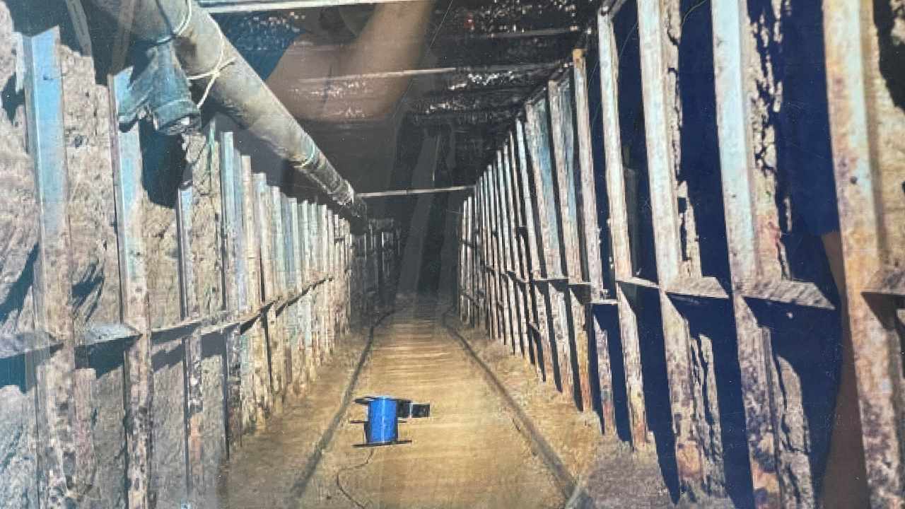 Tunel de jumătate de kilometru, găsit sub graniţa mexicano-americană