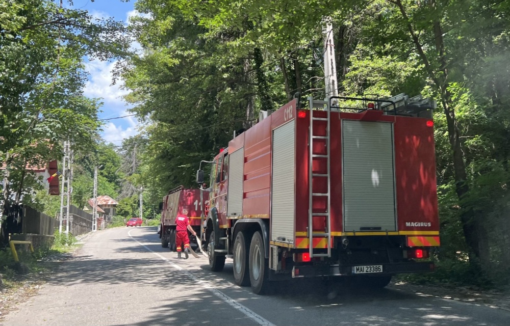 Incendiu la o gospodărie din Padeș