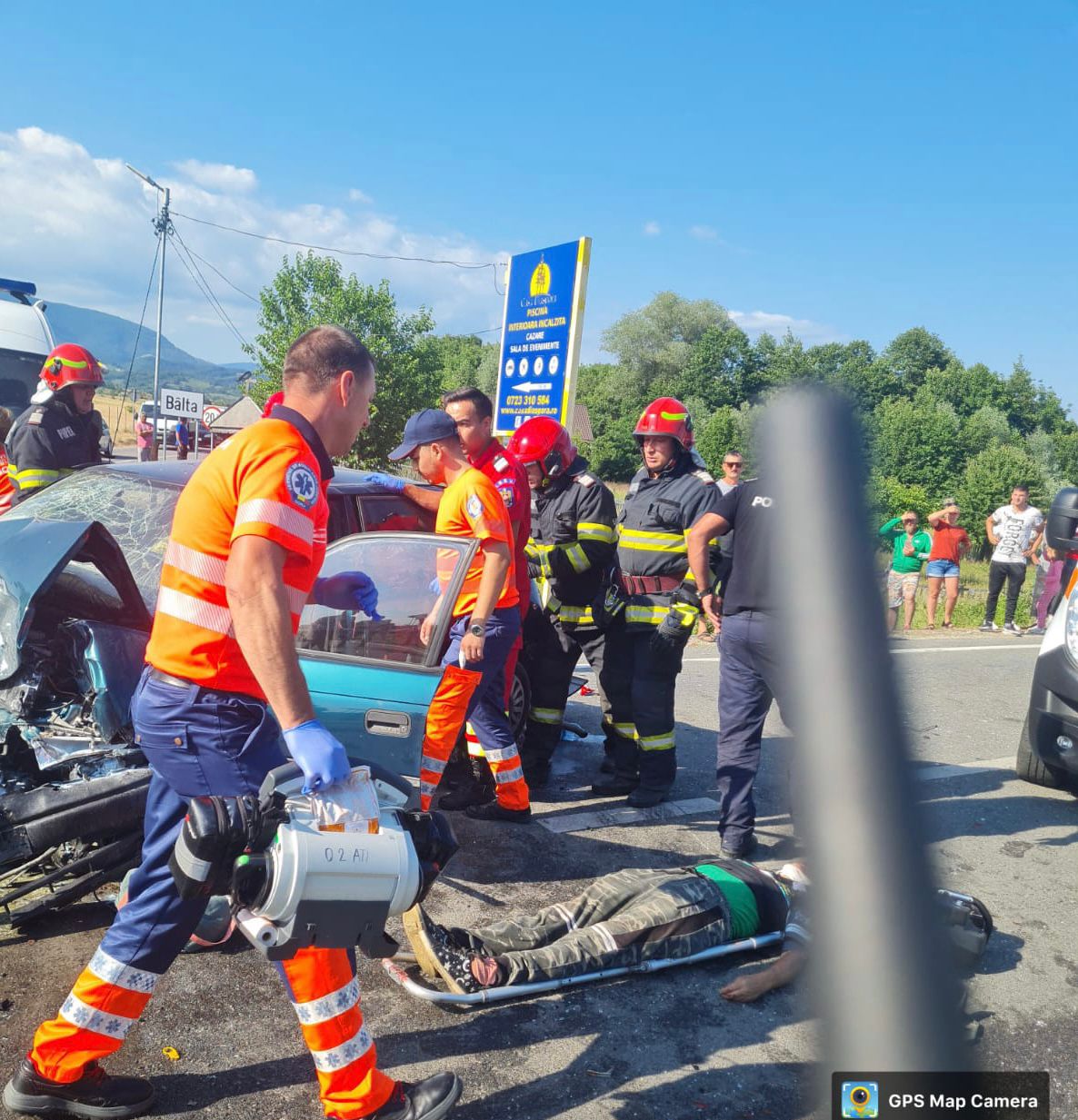 Gorj: Două persoane au murit în accidentul de la Runcu