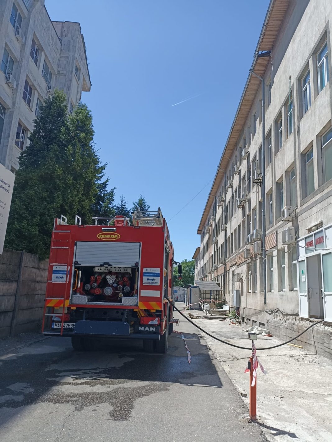Dosar penal pentru distrugere în cazul incendiului de la Spitalul din Târgu Jiu