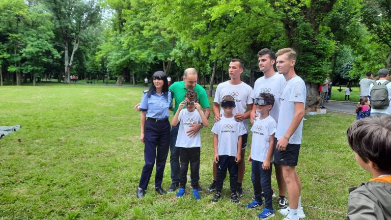 Activitate împotriva consumului de droguri în Parcul Nicolae Romanescu