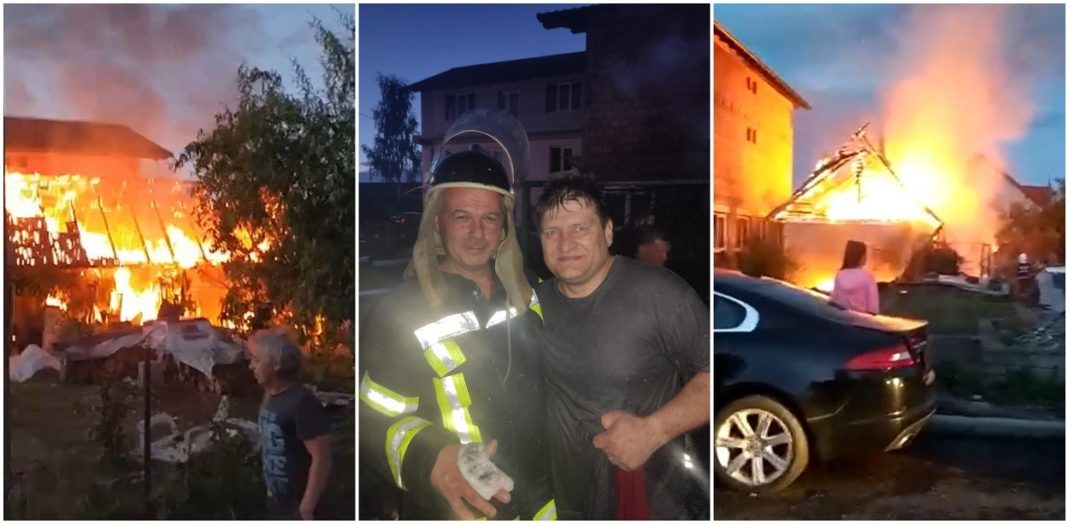 Un pompier doljean aflat în concediu a salvat două femei dintr-un incendiu
