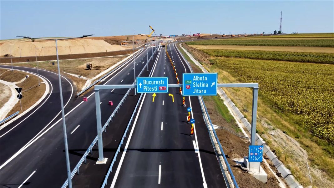 Tronsonul II al Drumului Expres Craiova Pite;ti este gata (Foto: Asociatia Pro Infrastructura)