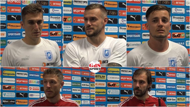 Reacțiile jucătorilor după Universitatea Craiova – Sepsi 2-2 (video)