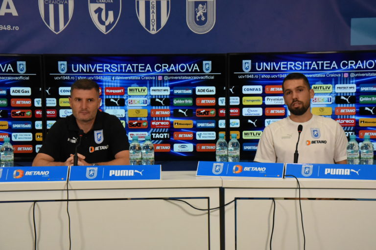 Conference League l Laszlo Balint şi Valerică Găman au prefaţat partida „U” Craiova – FK Vllaznia