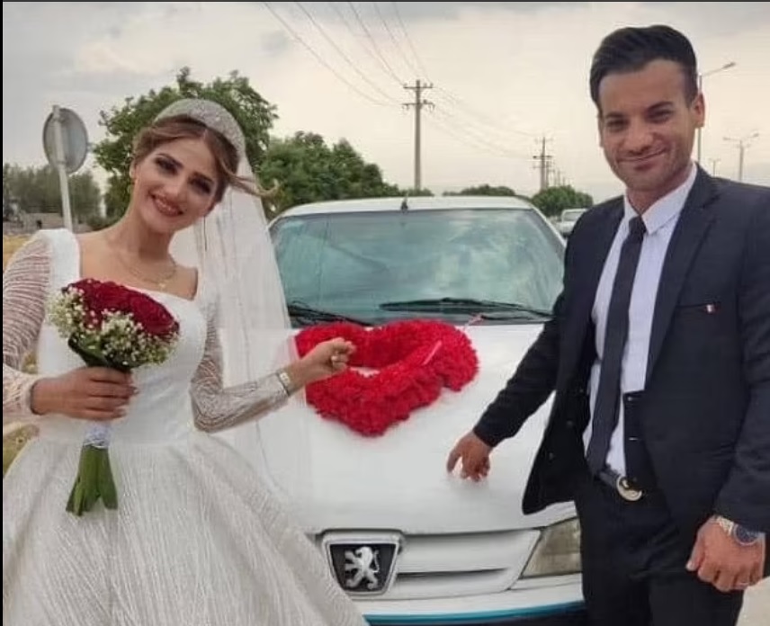 Mahvash Leghaei, de 24 de ani, își sărbătorea pe 12 iulie căsătoria printr-o ceremonie care avea loc din Iran