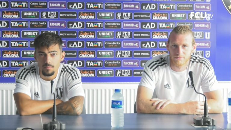 FCSB – FCU | Radu Negru și Jeremy Huyghebaert au prefațat meciul din Capitală (VIDEO)