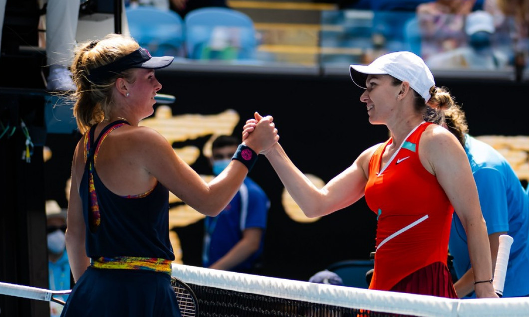 Simona Halep și Magdalena Frech (Foto: Foto: Profimedia)