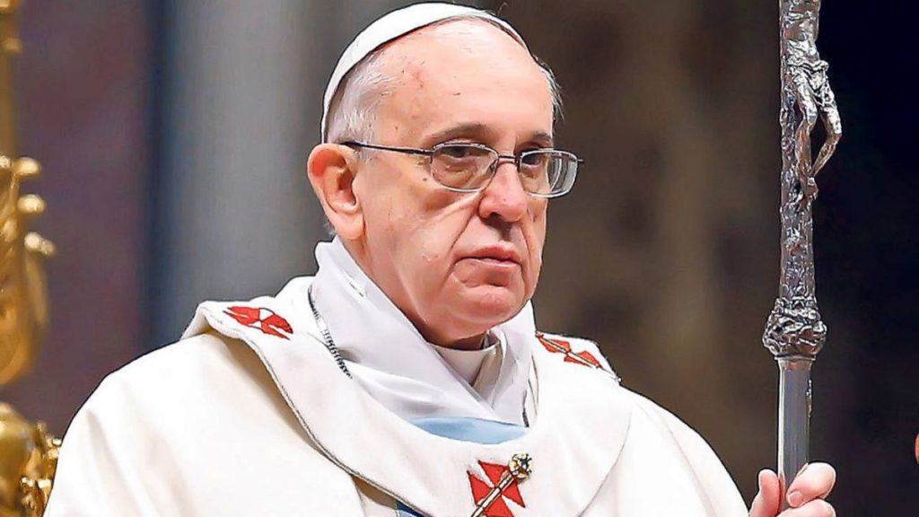 Papa Francisc, la slujba Floriilor după ce s-a externat sâmbătă