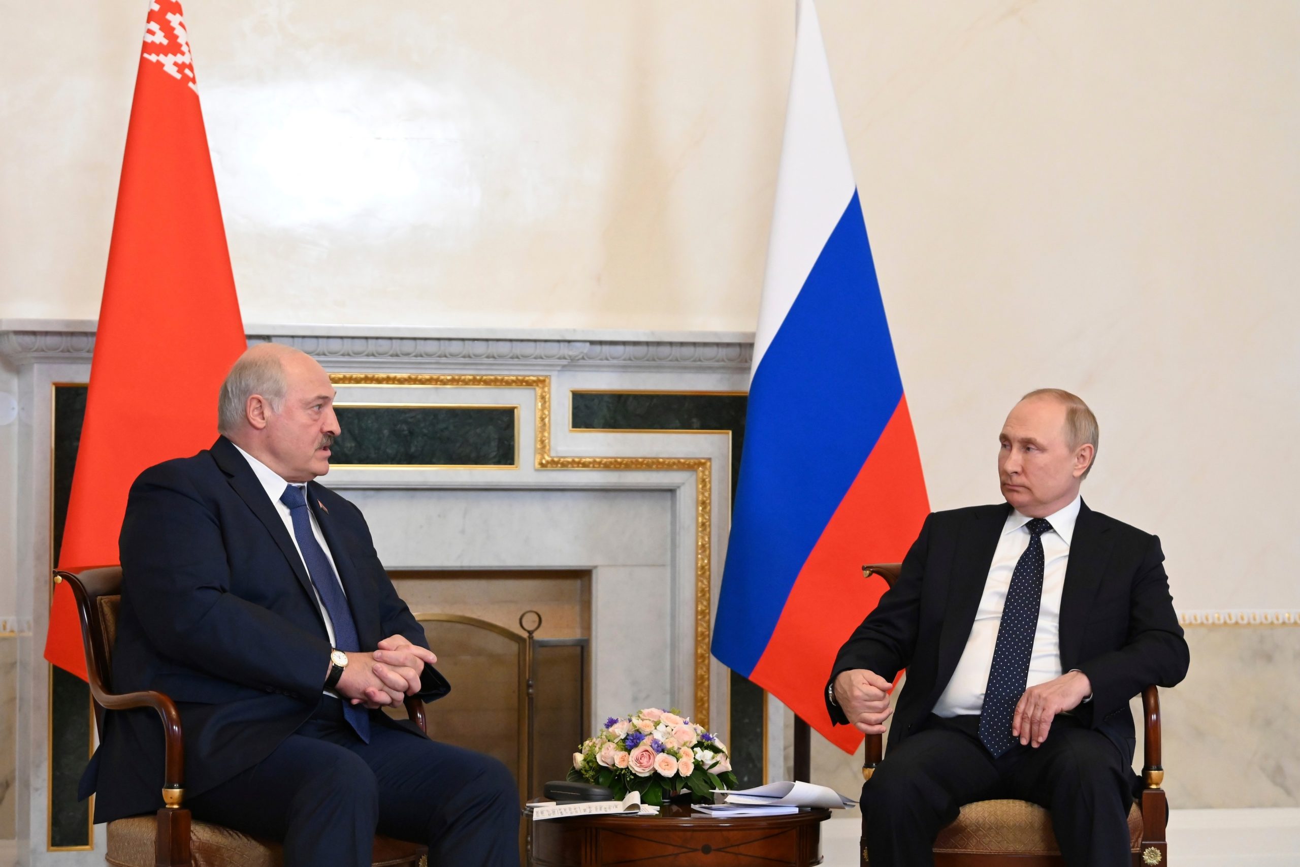 Putin și Lukașenko au discutat despre presupuse planuri occidentale de atac împotriva Rusiei